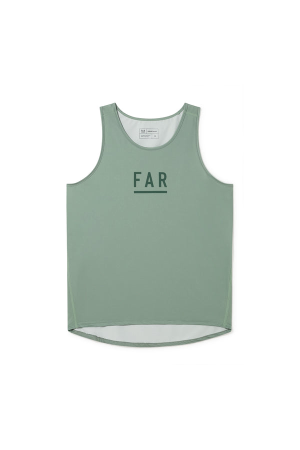 Man Performance Ultralight Running Singlet Light Green