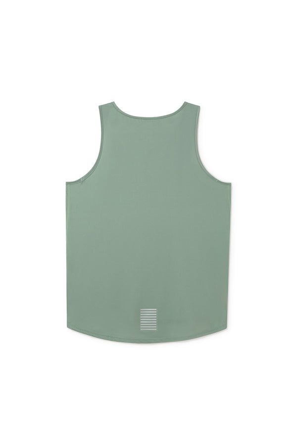 Man Performance Ultralight Running Singlet Light Green