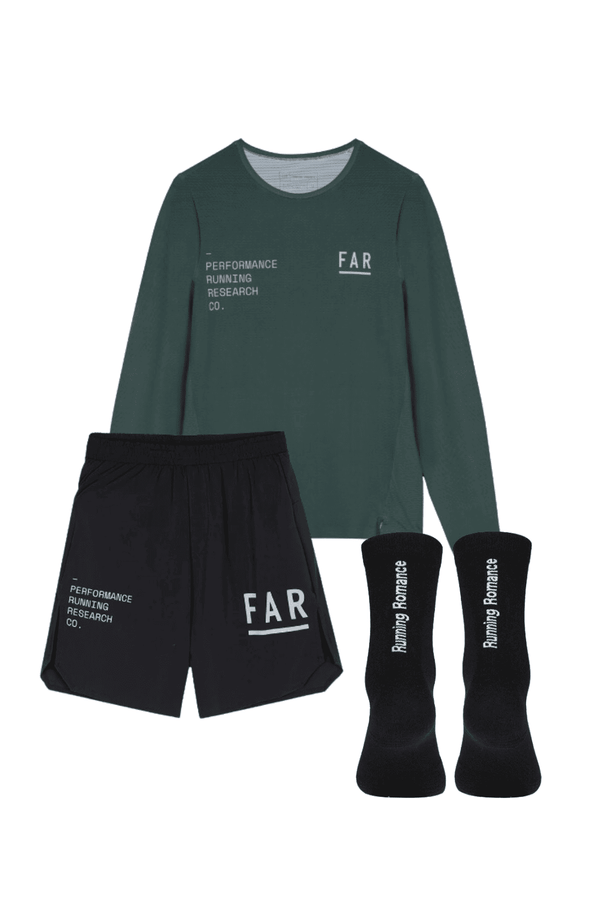 Performance Long Sleeve Dark Green Kit - FAR RUNNING