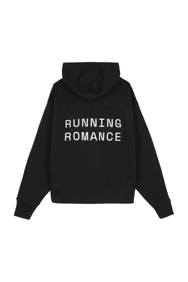 Running Romance Hoodie Black - FAR RUNNING