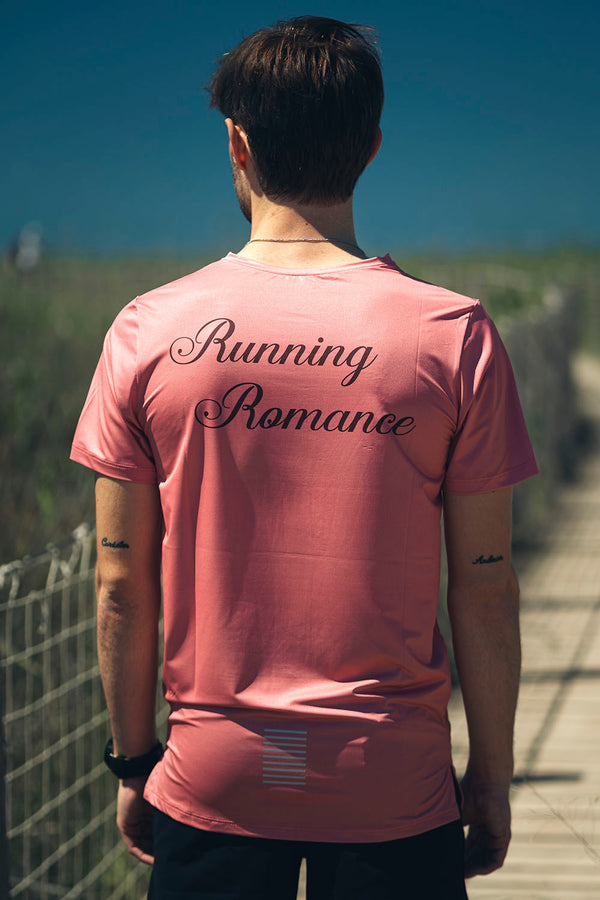 Performance Tee Running Romance Orange - FAR RUNNING