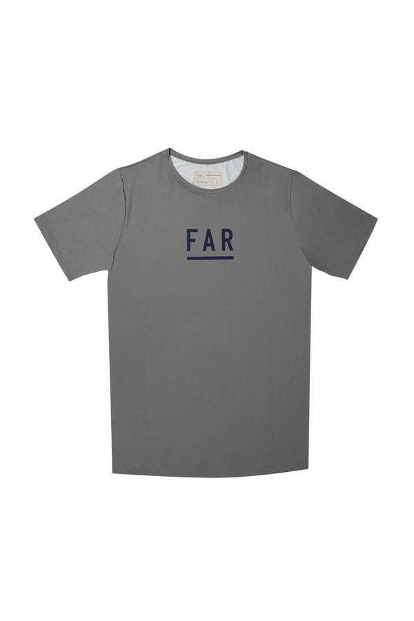 Ultralight Performance Running Tee Grey - FAR RUNNING