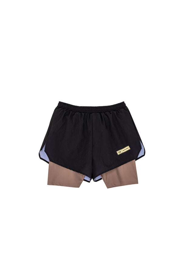 Ultralight Short 2 in 1 - Black - FAR RUNNING