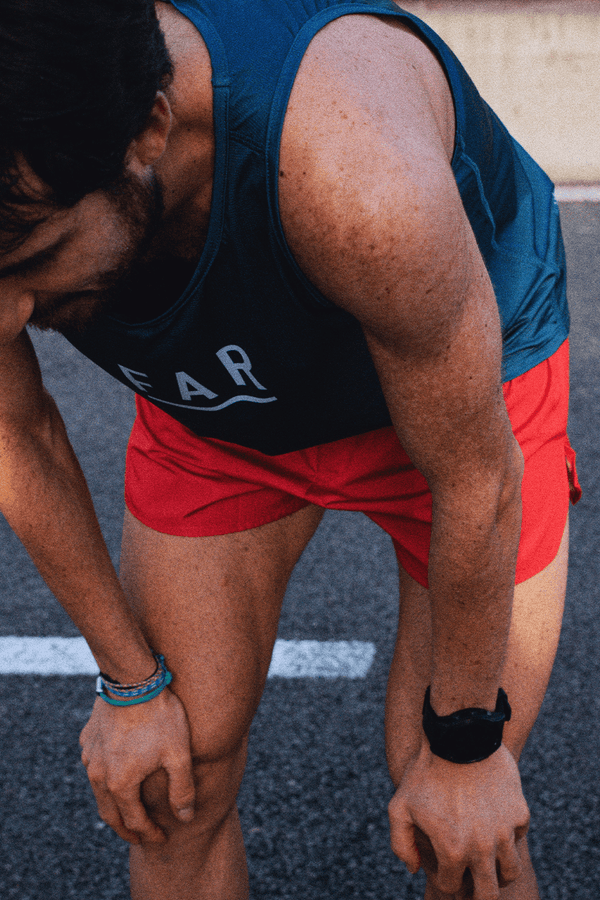 Ultralight Singlet Marathon Capsule Blue - FAR RUNNING