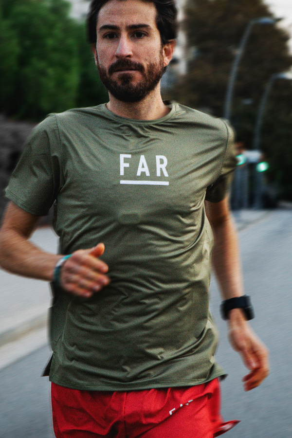 Ultralight Tee Marathon Capsule Green - FAR RUNNING