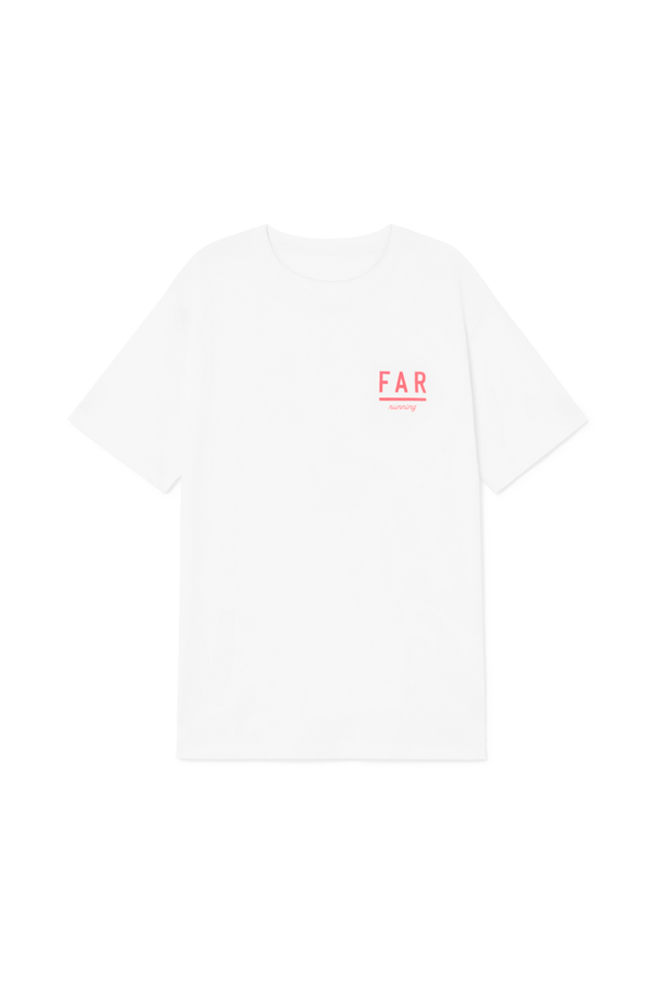 Unisex Organic Cotton Tee White Manifesto - FAR RUNNING