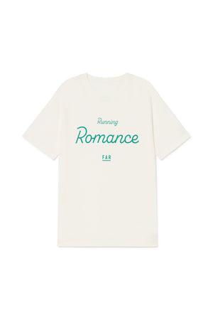 Unisex Organic Cotton Tee White Running Romance