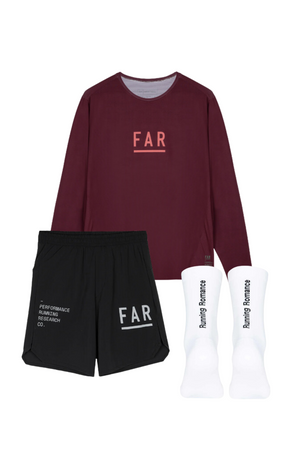 Performance Long Sleeve Burgundy Kit