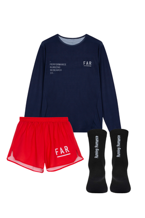 Performance Long Sleeve Blue Kit - FAR RUNNING