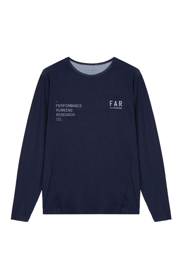 Long Sleeve Ultralight Tee Blue - FAR RUNNING