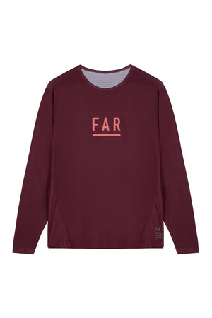 Long Sleeve Ultralight Tee Burgundy