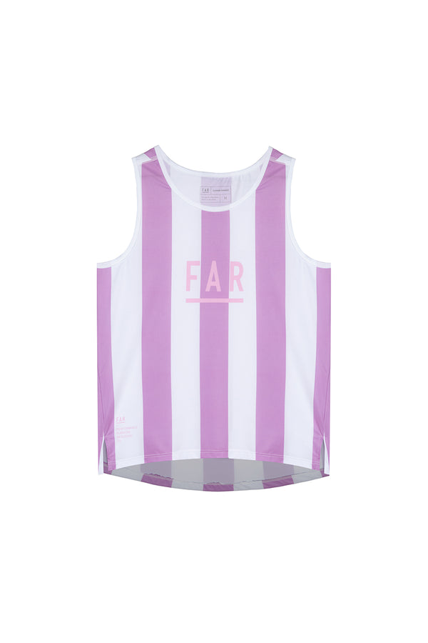 Performance Ultralight Singlet Pink Stripes - FAR RUNNING