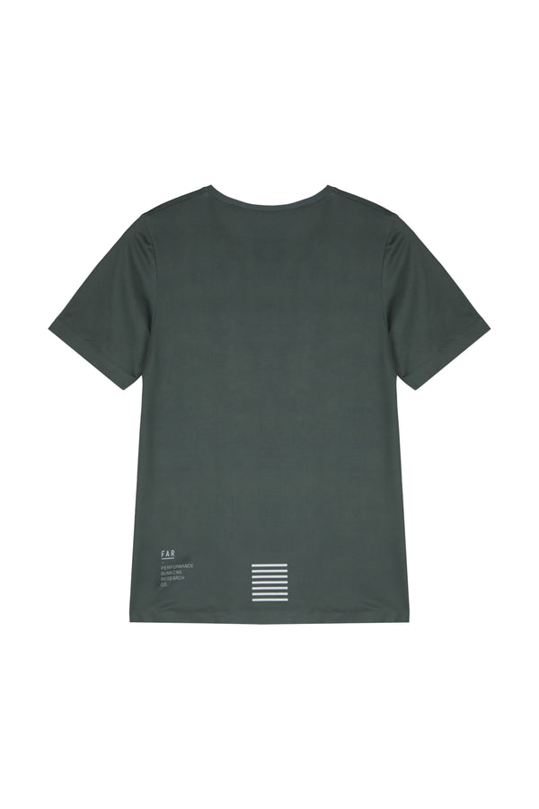 Performance Ultralight Tee Dark Green - FAR RUNNING