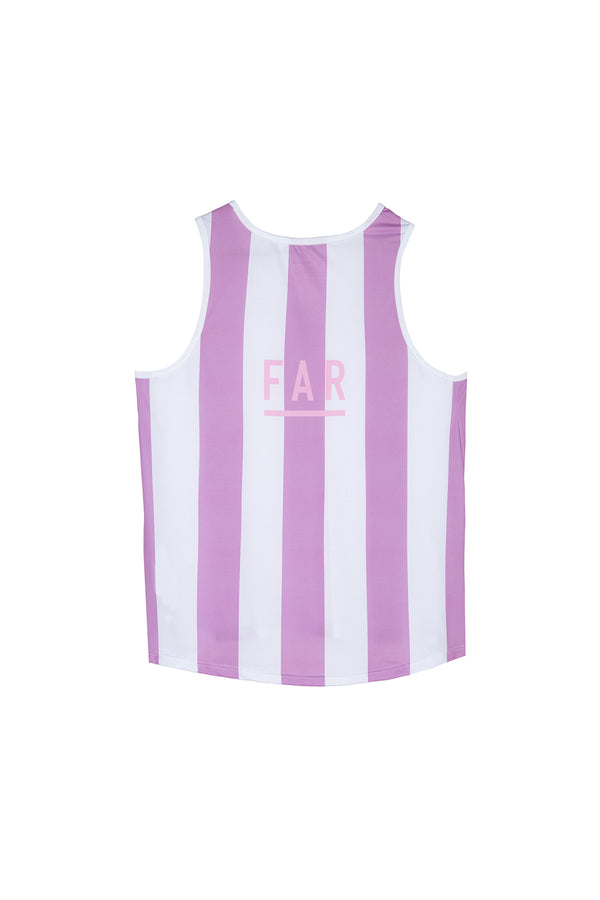 Performance Ultralight Singlet Pink Stripes