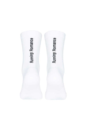 High Cut Socks Running Romance White - FAR RUNNING