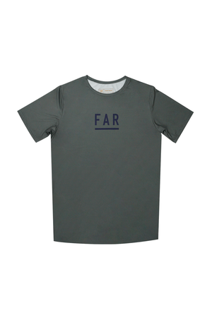 Ultralight Performance Running Tee Dark Grey - FAR RUNNING