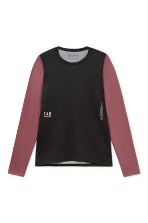 Long Sleeve Ultralight Tee Aubergine - FAR RUNNING