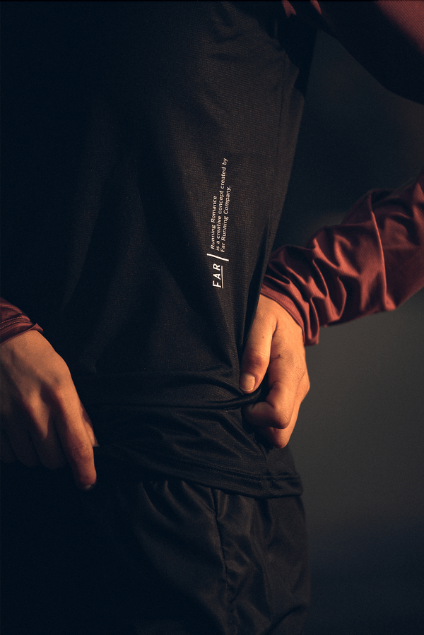 Long Sleeve Ultralight Tee Aubergine - FAR RUNNING